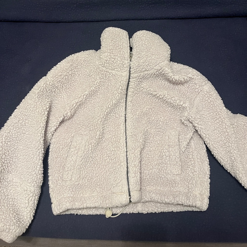 Lululemon Athletica Chunky Cinchable Fleece Teddy Jacket